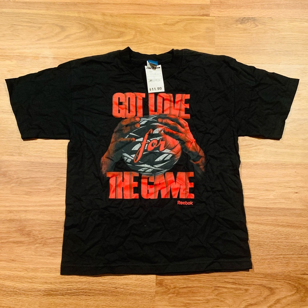 Boys Reebok Basketball Sports Graphic Tee Got Love For The Game
